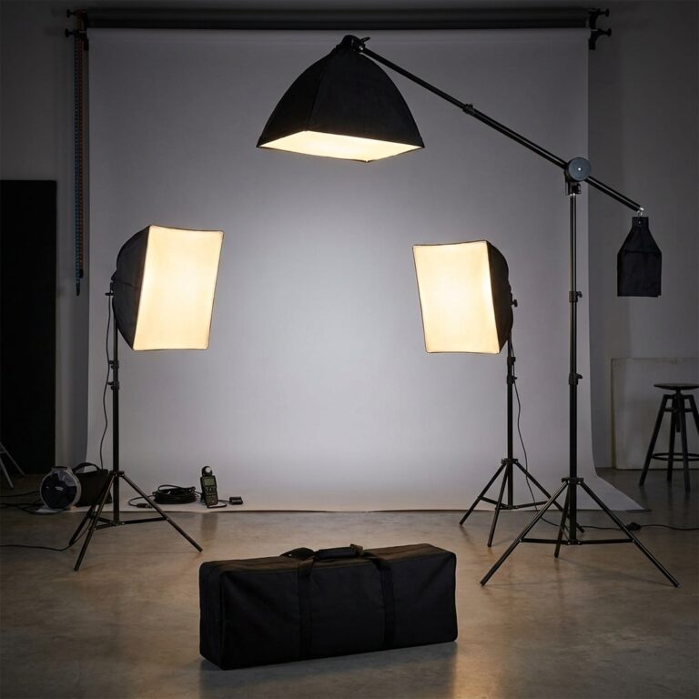 Kit Softbox 3 Pièces avec lampes